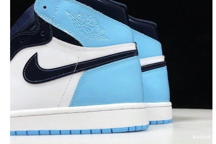 CD0461-401 LEATHER JORDAN BLUE CHILL UNC PATENT AIR 1 0807